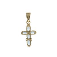  -  - Pendentif Soprana Gioielleria croci in Or Topazio 030626 CROCE TP - 030626 CROCE TP